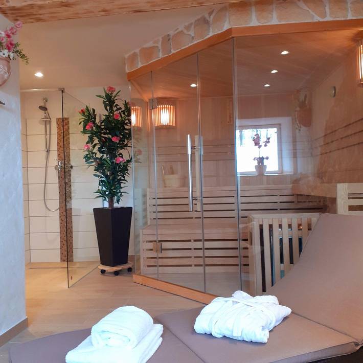 Ferienhaus für 6 Personen, mit Garten und Terrasse sowie Sauna