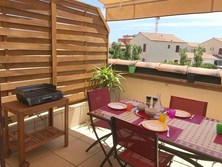 Gîte pour 5 personnes, avec piscine et terrasse dans Office De Tourisme De Narbonne Plage - 2