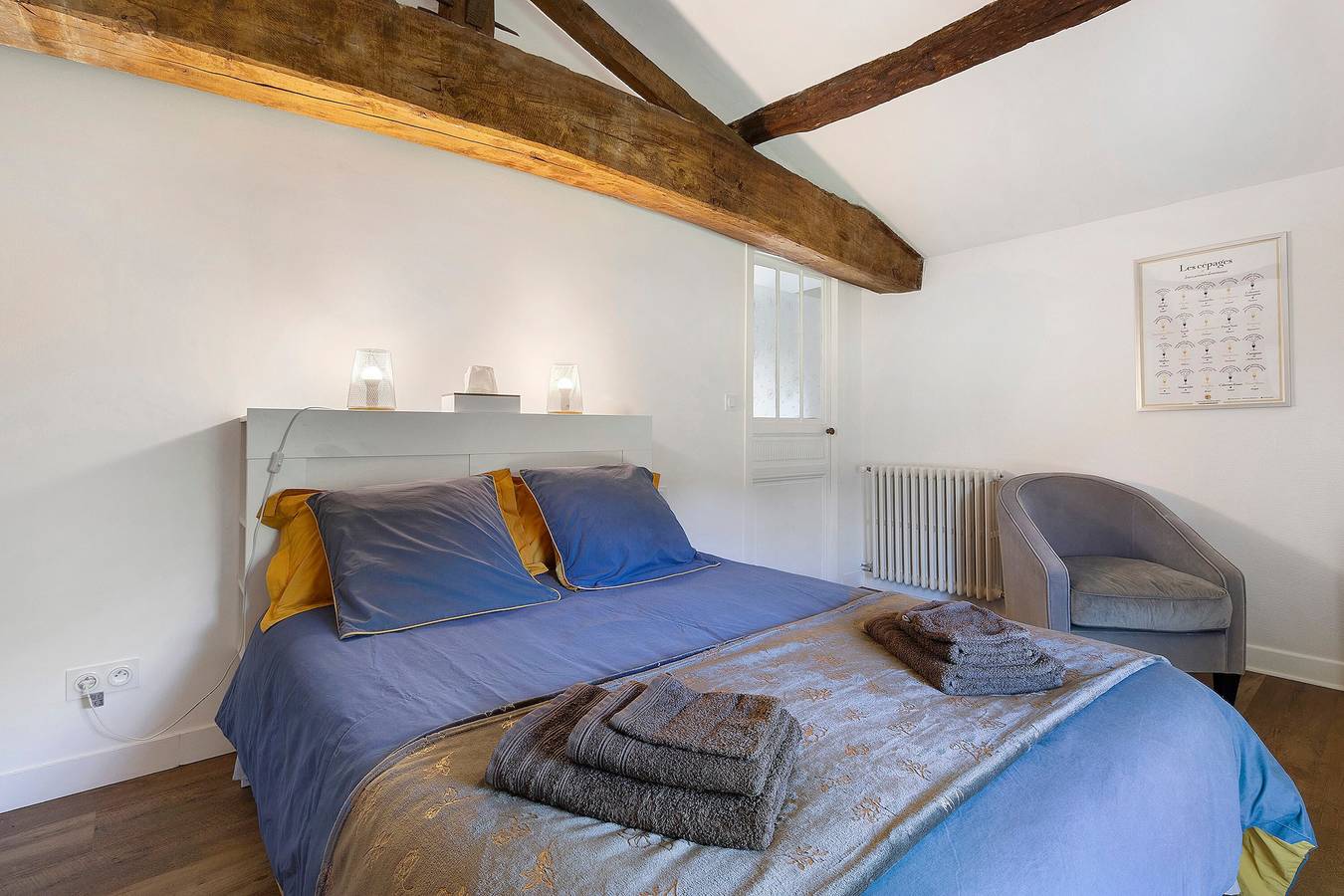 Chambre Lussac Saint Emilion avec terrasse et jardin communs, Wi-Fi in Saint-Denis-de-Pile, Région de Libourne