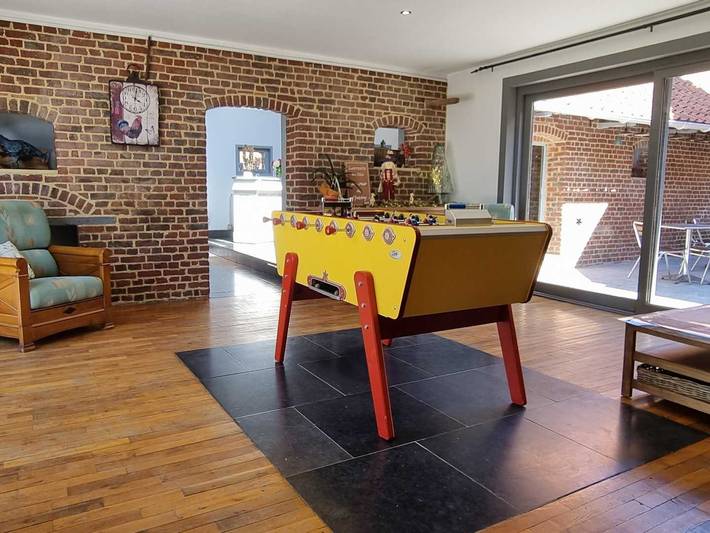 Gîte pour 15 personnes, avec terrasse ainsi que jacuzzi et jardin dans Département Nord - 2