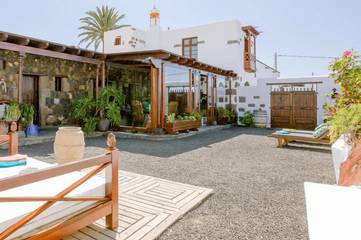 Casa rural para 6 personas, con vistas y jardín en Tinajo