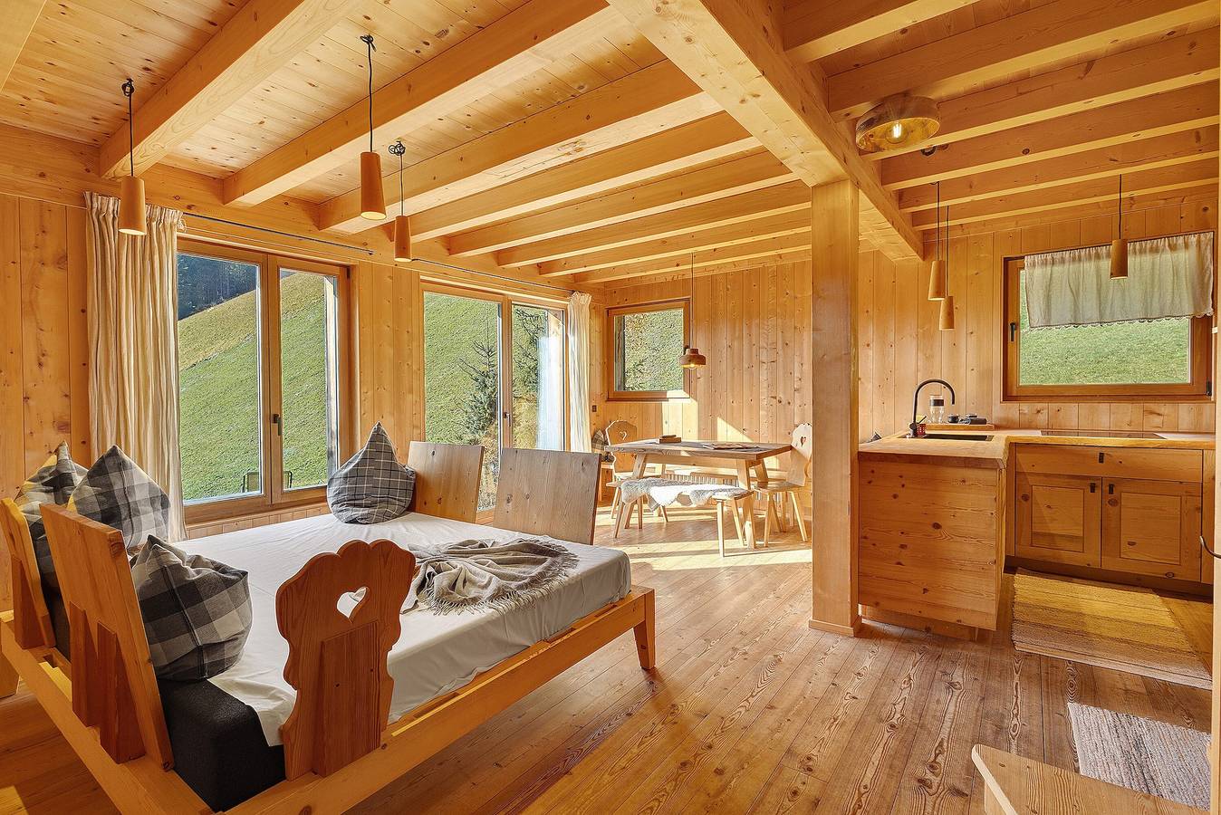 Hel lägenhet, Chalet 'Groudo Michl 4' with Mountain View, Shared Terrace and Wi-Fi in Villgratener Berge, Gsies