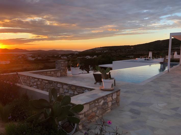 Ferienhaus für 9 Personen, mit Balkon und Garten auf Paros
