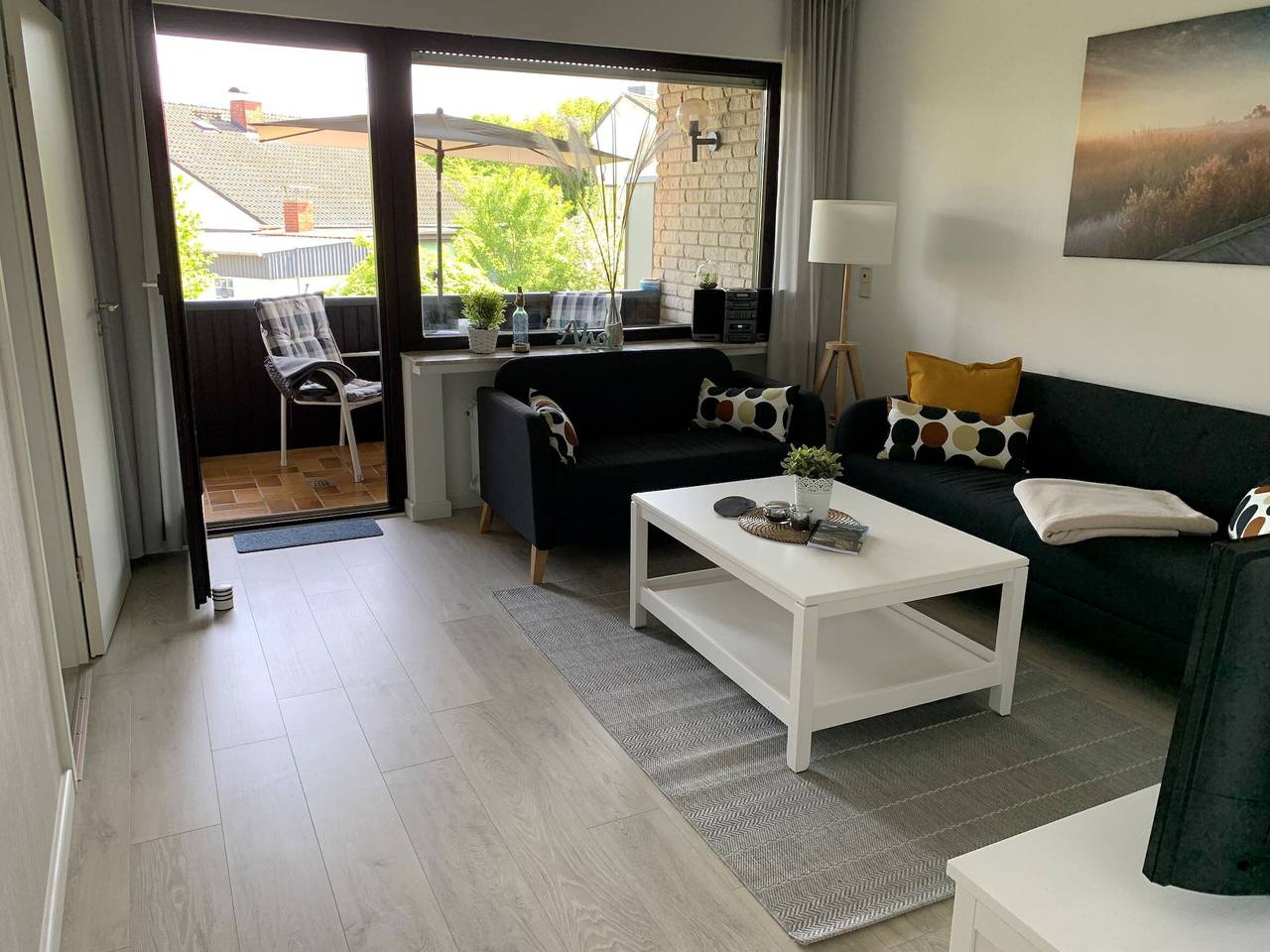 Ganze Wohnung, Apartment "Halvar" mit Balkon und Wifi in Maasholm-Bad, Maasholm