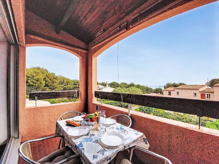 Appartement de vacances pour 4 personnes, avec terrasse et jardin à Bandol