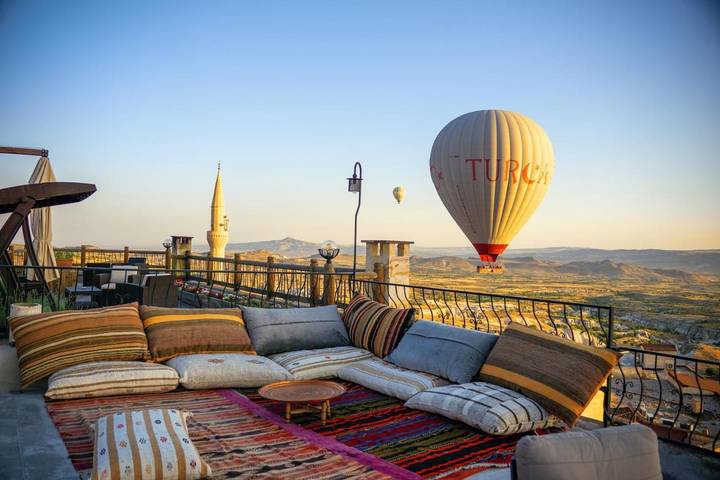 Hôtel pour 3 personnes, avec vue et terrasse, animaux acceptés dans Uçhisar - 4
