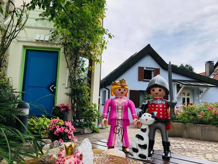 Ferienhaus für 4 Personen, mit Terrasse und Garten