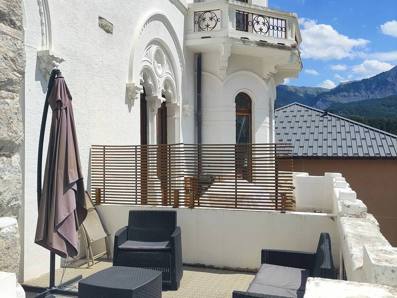 Ganze Wohnung, 3-Zimmer-Wohnung mit Terrasse und Parkplatz in Jausiers in Jausiers, Nationalpark Mercantour