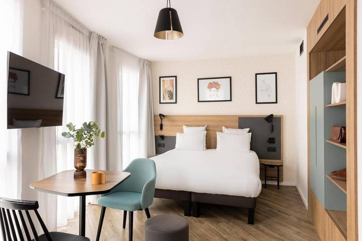 Appart’hôtel pour 2 personnes, avec Vue