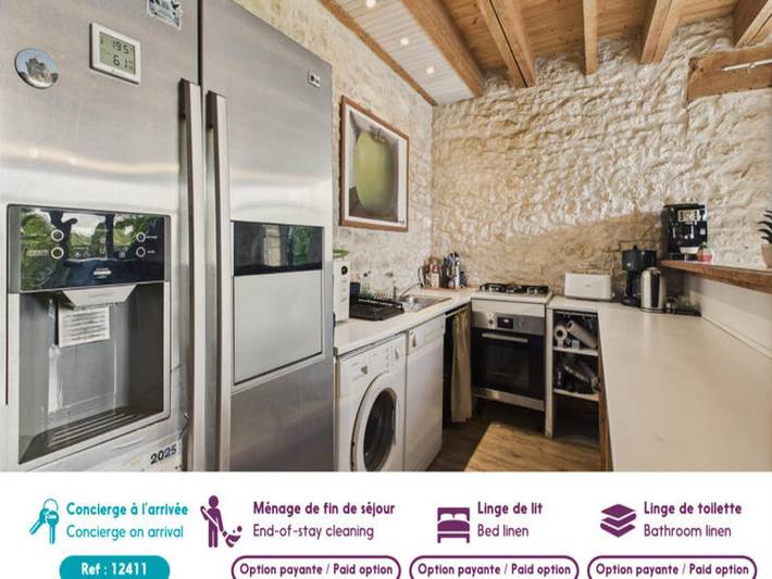 Gîte pour 7 personnes, avec jardin, adapté aux familles à Saint-Vincent-sur-Jard - 4