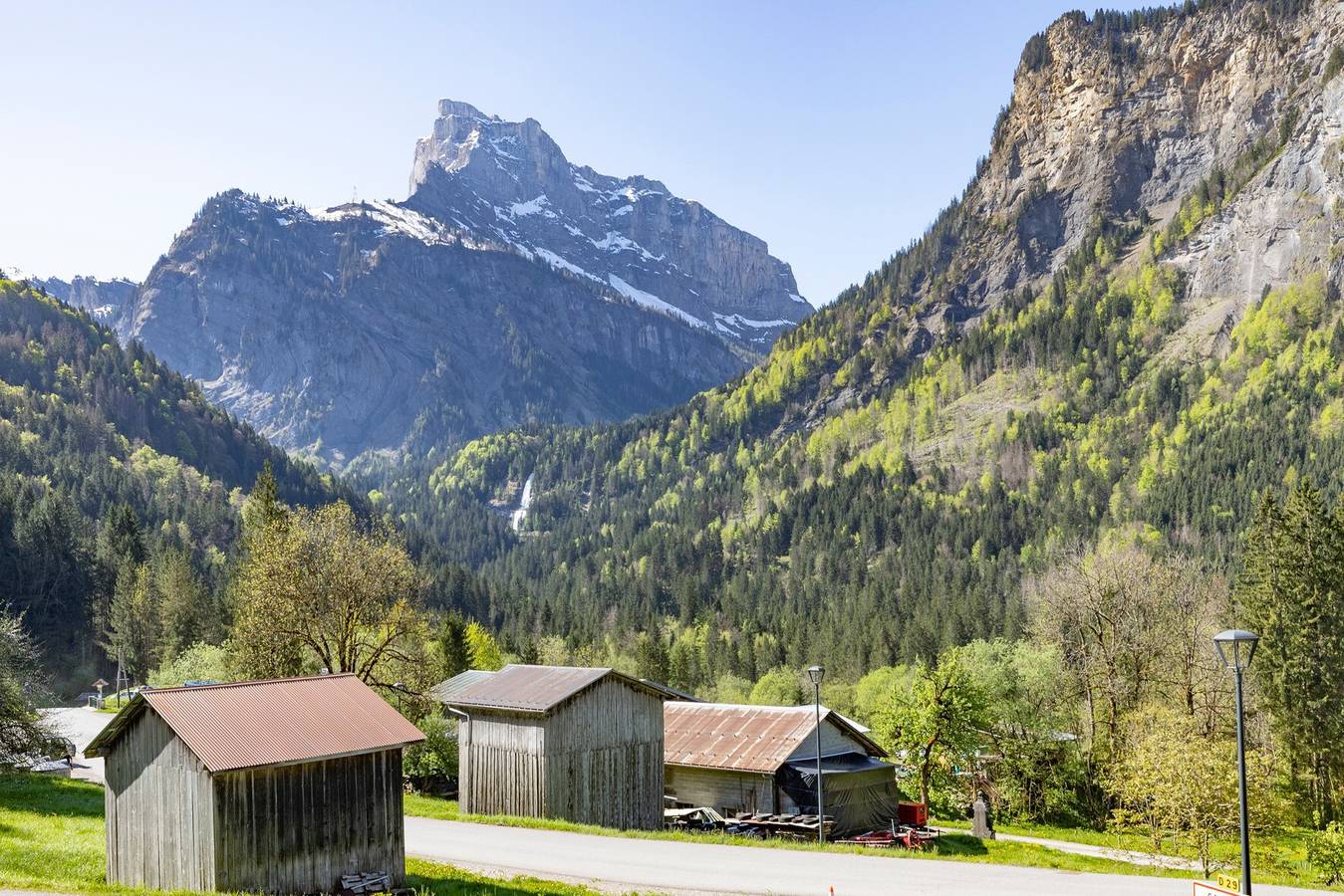 Chalet 'Les Salamanes - 6-7 Pers' mit Bergblick, Balkon und Wi-Fi in Sixt-Fer-à-Cheval, Region Bonneville