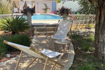 Gîte pour 7 personnes, avec terrasse et jardin, animaux acceptés à Cuxac-d'Aude