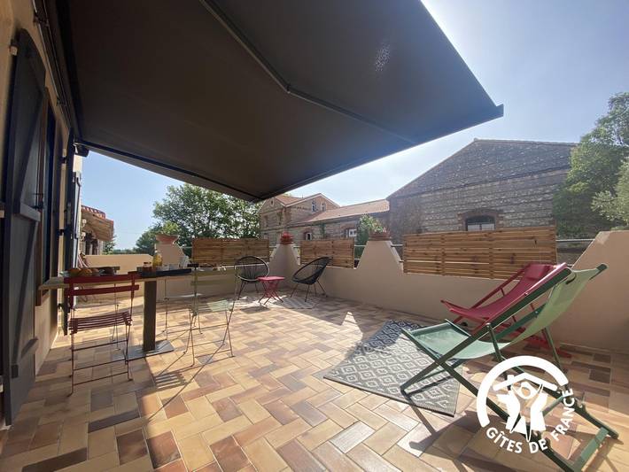 Maison de vacances pour 3 personnes, avec Terrasse à Villeneuve-de-la-Raho