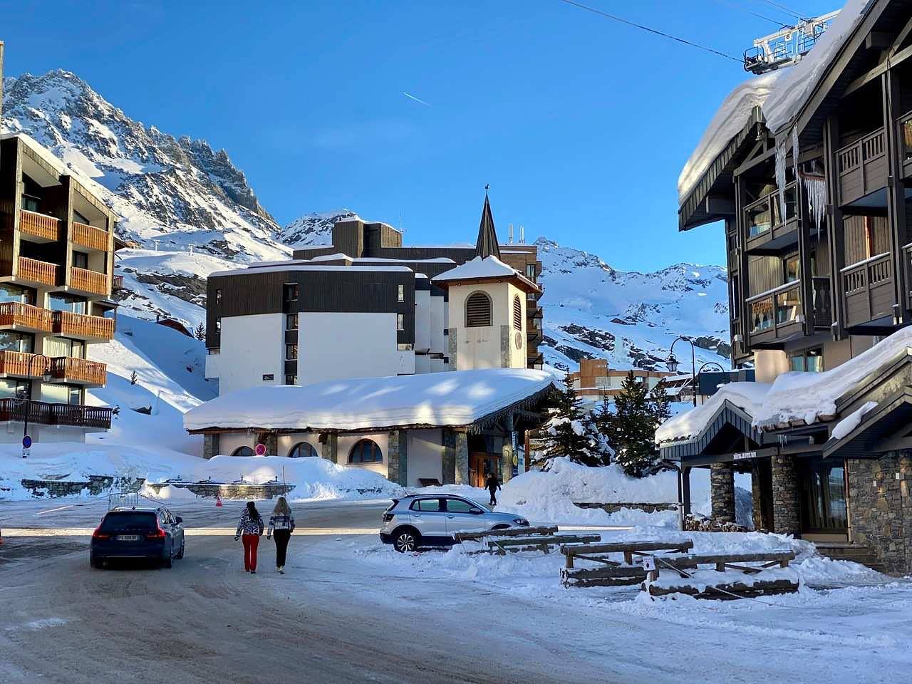 Geheel appartement, Vakantieappartement voor 4 personen met balkon/terras in Val Thorens, Les Trois Vallées