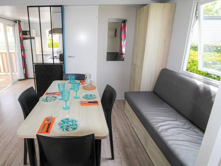 Camping Mirabel La Renaudière - Mobilheim 4 personen - Superior - 2 Schlafzimmer in La Plaine-sur-Mer, Côte de Jade