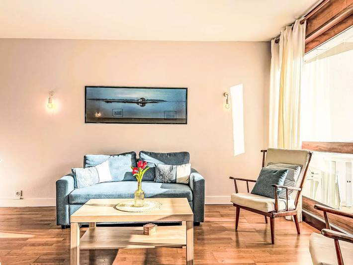 Gîte pour 4 personnes, avec balcon dans Plage Men Er Beleg