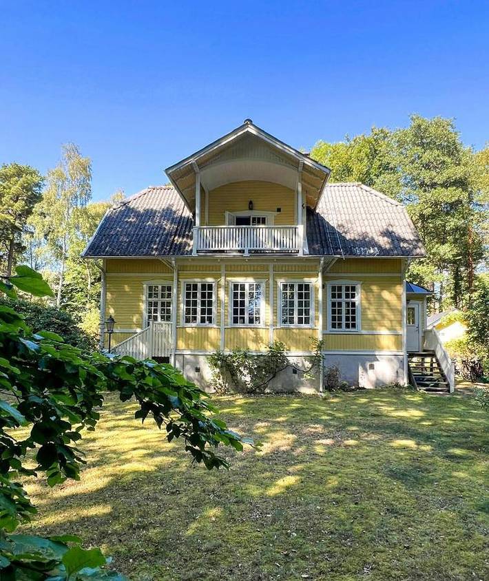 Ferienhaus mit Meerblick für 6 Personen, mit Balkon