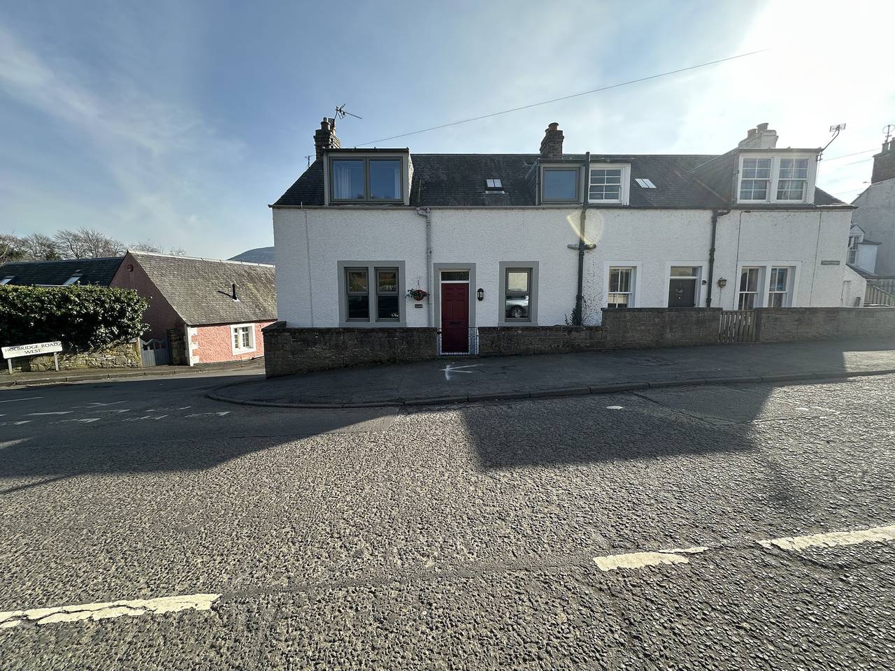 Pergola in Gattonside, Scottish Borders