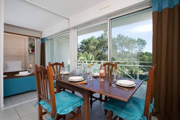 Gîte pour 6 personnes, avec balcon et piscine à Moliets-et-Maa