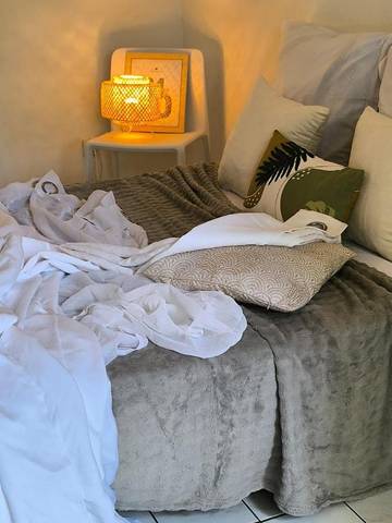 Gîte pour 3 personnes, avec jardin dans Plage de l'Hermitage