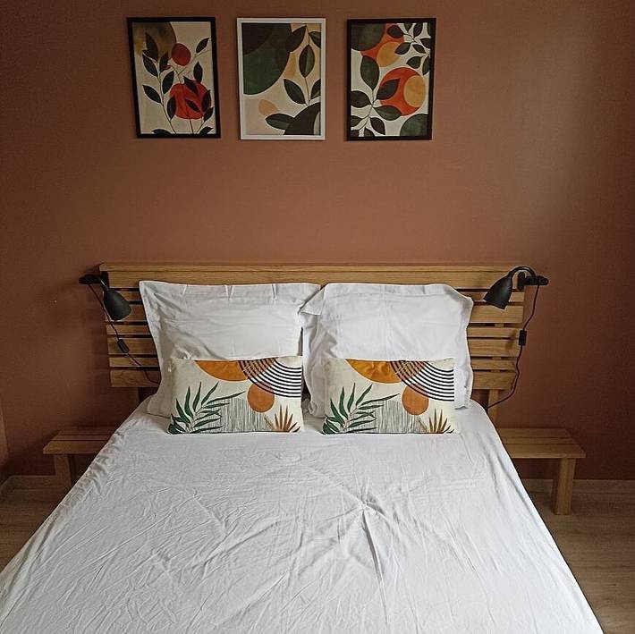 Gîte pour 8 personnes, avec terrasse et jardin