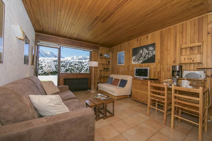 Lägenhet för 3 Personer, med pool och terass, barnvänlig i Chamonix-Mont-Blanc