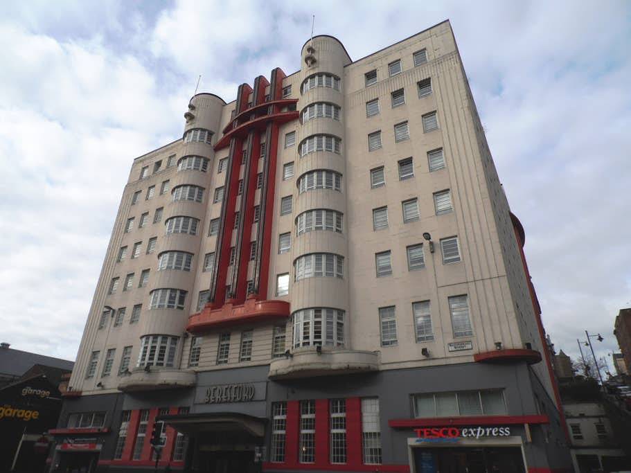 Ganze Wohnung, Art Deco Building on Vibrant Sauchiehall Street in Glasgow, Greater Glasgow und Clyde Valley