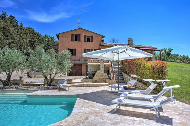 Villa Montone in Montone (Italia), Valtiberina
