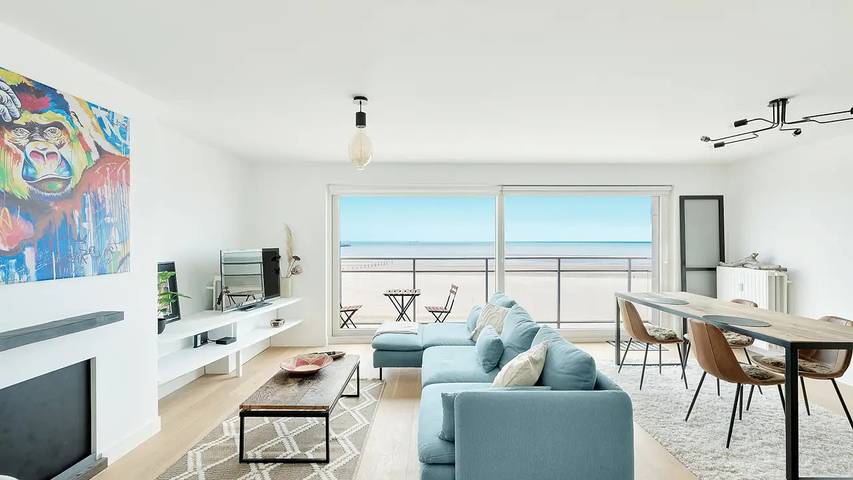 Appartement de vacances pour 7 personnes, avec terrasse à Knokke-Heist