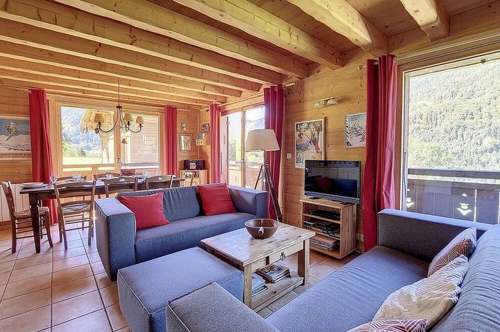 Chalet pour 10 personnes, avec balcon et jardin