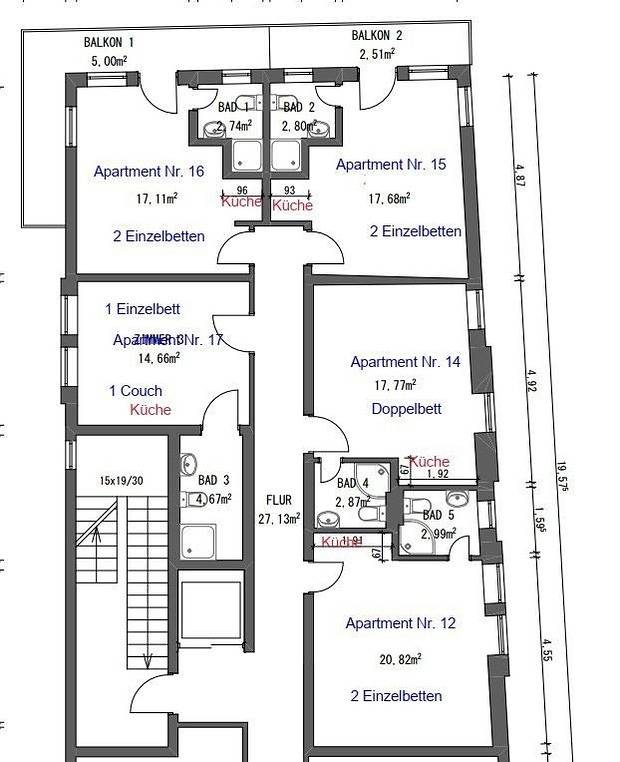 Ganze Ferienwohnung, 17 Apartments und 2 Suiten in Zwingenberg, Bergstraße