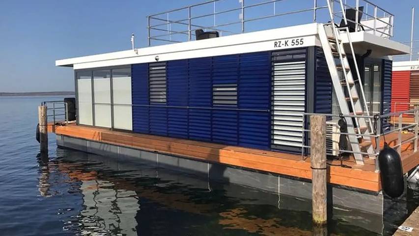 Boot für 4 Personen, mit Terrasse an der Müritz - 4