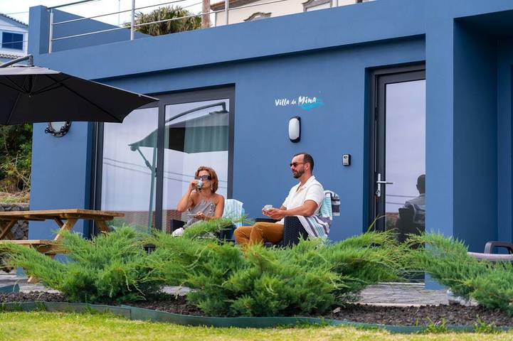 Villa for 4 people, with balcony and garden in Azores