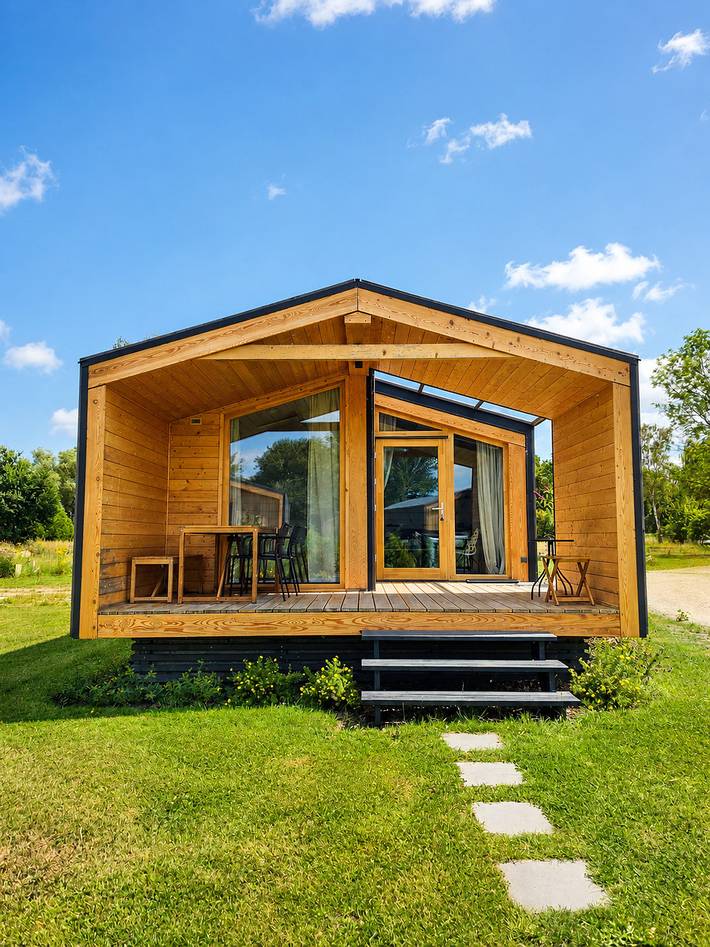 Ferienhaus für 5 Personen, mit Garten und Terrasse, mit Haustier - 1