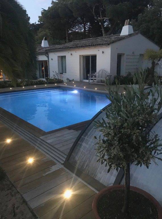 La Maison de la Dune - Piscine chauffée - plage 200m - Chambre vue piscine in La Couarde-sur-Mer, Île de Ré