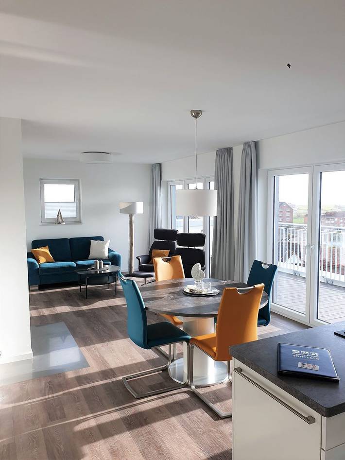 Ferienwohnung für 2 Personen, mit Terrasse und Sauna sowie Ausblick in Schillig - 4