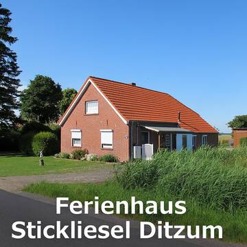 Ferienhaus für 7 Personen, mit Ausblick und Garten, kinderfreundlich in Leer und Umgebung
