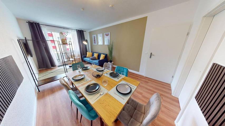 Ferienwohnung für 5 Personen, mit Balkon, mit Haustier in Zwenkau - 3