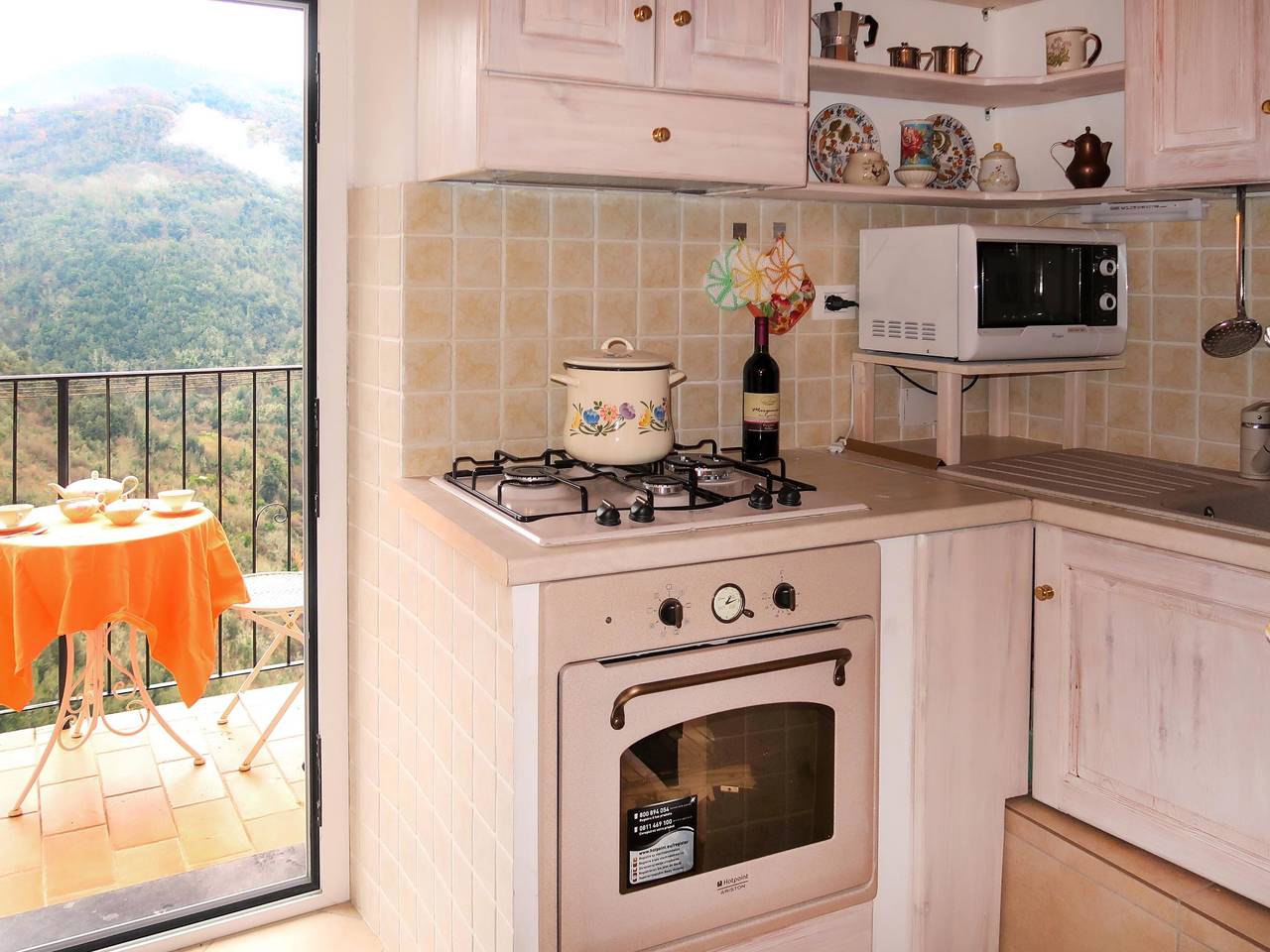 Casa Reanna in Apricale, Ligurische Alpen