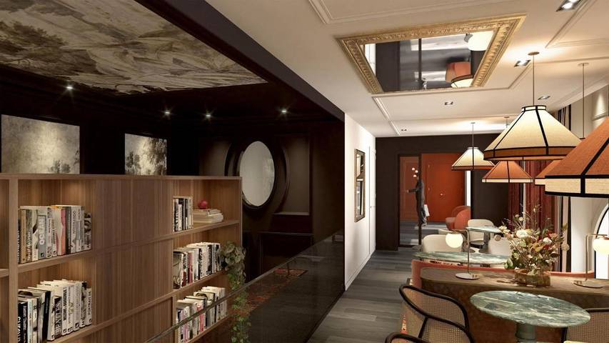 Hôtel pour 2 personnes, avec terrasse et vue dans L'Olympia (Paris) - 2