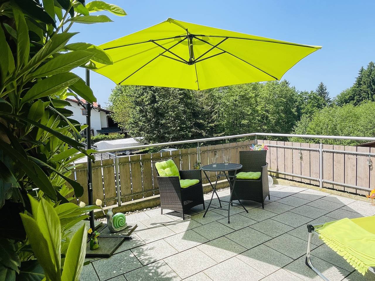 Ganze Ferienwohnung, Genusszeit am Chiemsee - Ferienwohnung 70qm, 1 Sz, Eg mit Terrasse in Übersee, Chiemsee