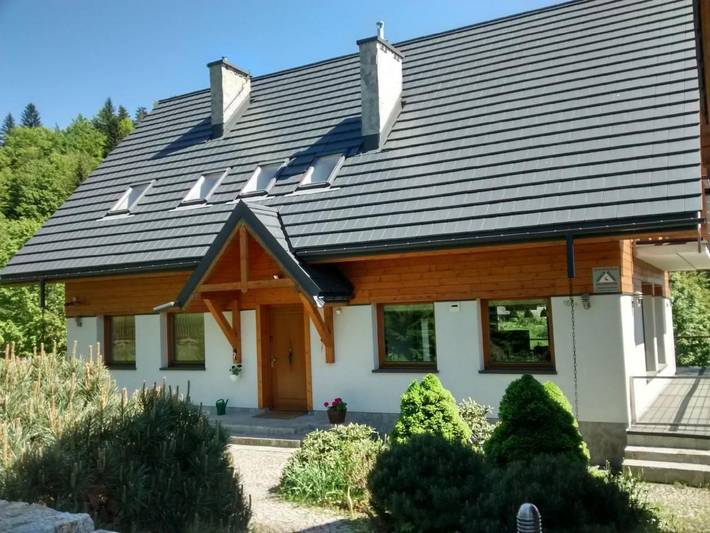Dom dla 8 osób, z Balkon i Taras oraz Ogród i Sauna w Śląsk