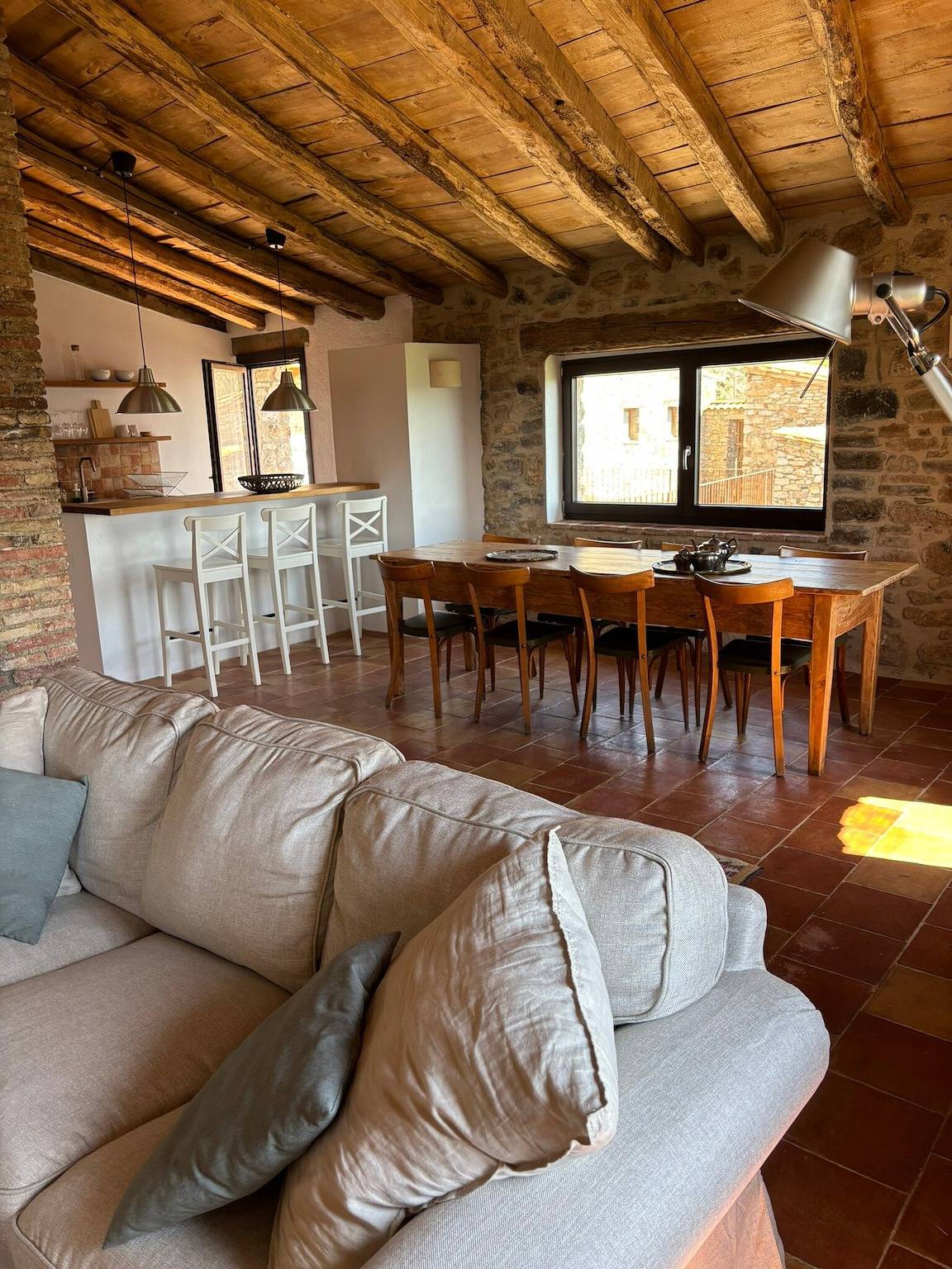 Ferienhaus 'La Rosa' mit Bergblick, Gemeinschaftsgarten und Wlan in Ogassa, Katalanische Pyrenäen