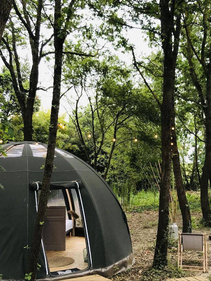 Tente pour 2 personnes, avec piscine et jacuzzi ainsi que jardin et terrasse près du Canal du Midi - 4