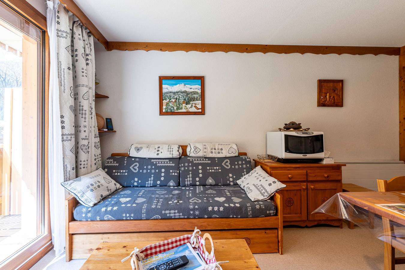Apartamento entero, Apartamento 'Valfréjus La Montagne- App 123' con terraza privada, balcón y Wi-Fi in Valfréjus, Modane