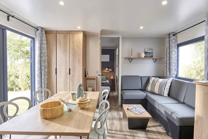 Camping pour 6 personnes, avec bassin pour enfant et jardin au Parc Naturel Régional du Marais poitevin - 2