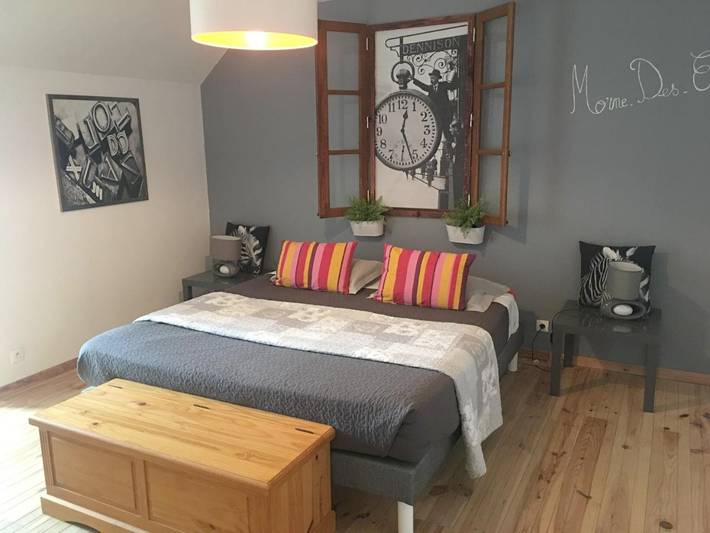 Chambre d’hôte pour 5 personnes, avec Terrasse et Jardin