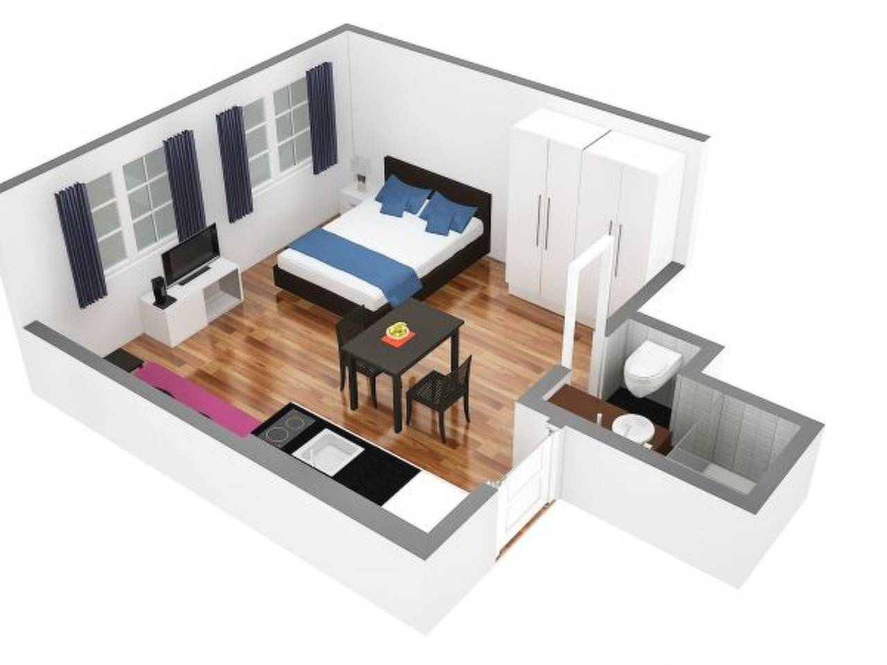 Apartamento entero, Apartamento de vacaciones para 3 personas in Zúrich, Distrito de Zúrich