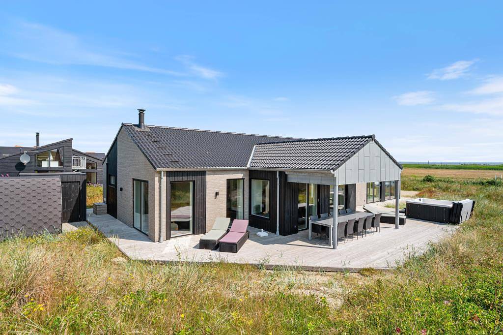 Modern luxury holiday home with wellness suite and games room in Hvide Sande, Holmsland Klit