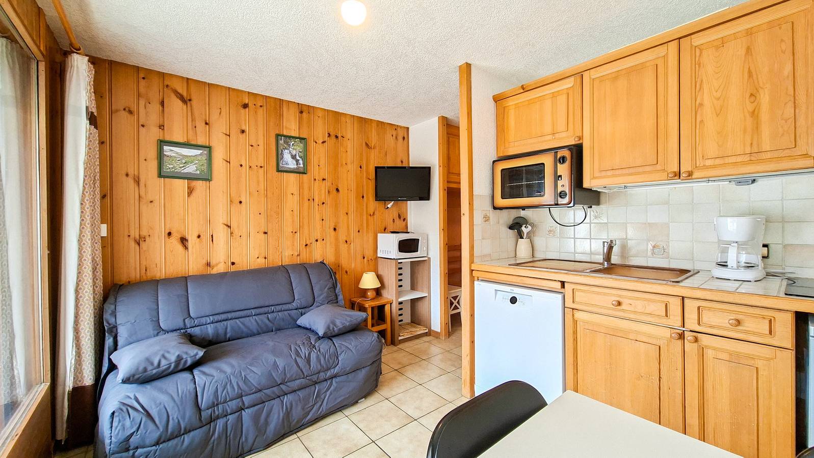 Estudio entero, Comfortable studio · Center of the resort · Patio - Fl in Flaine, Arâches-la-Frasse